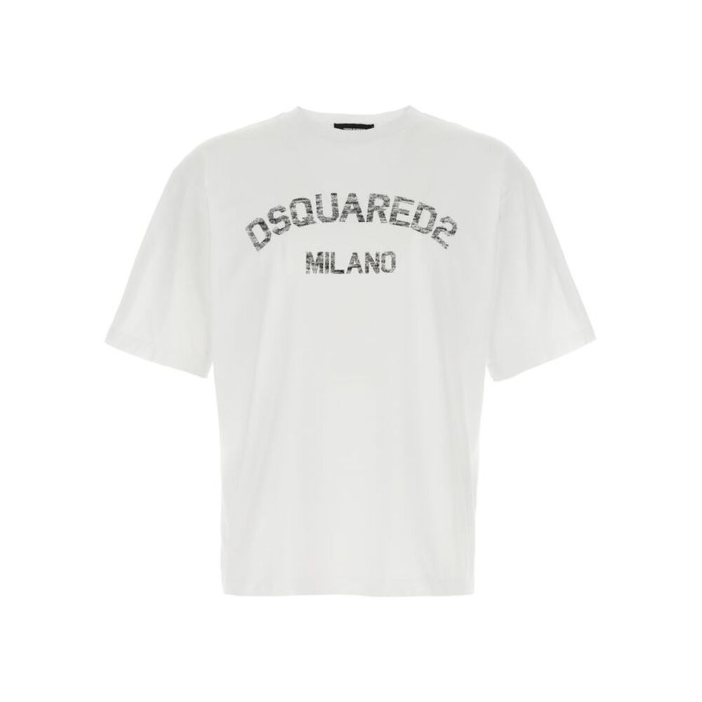 Dsquared² White Cotton Men's T-Shirt